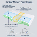 Cool Gel Memory Foam Wedge Pillow Memory foam pillow With an inner liner Manufactory